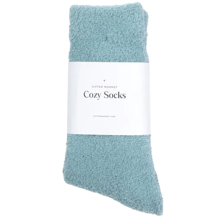 Stone Blue Cozy Cloud Socks