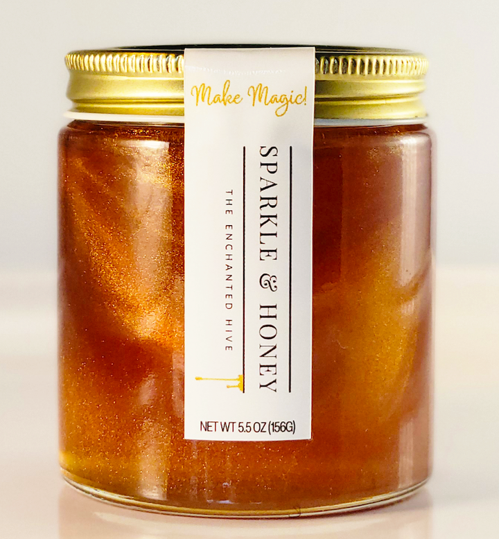 Sparkle Infused Gold Honey 5.5 oz