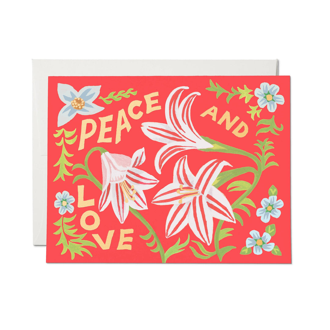 Peace and Love Card