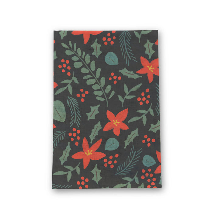 Poinsettia Tea Towel