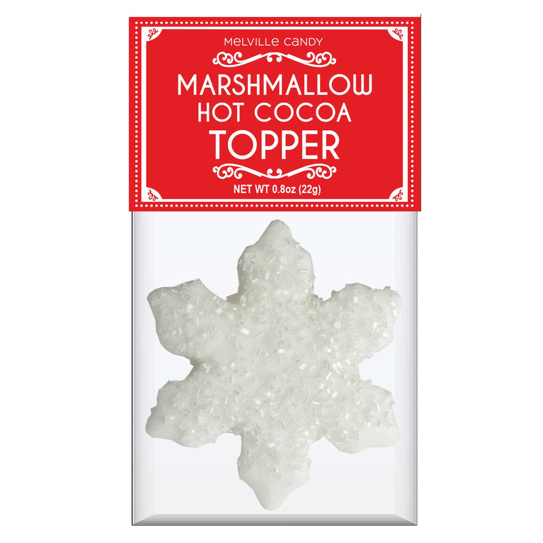 Snowflake Marshmallow Drink Topper