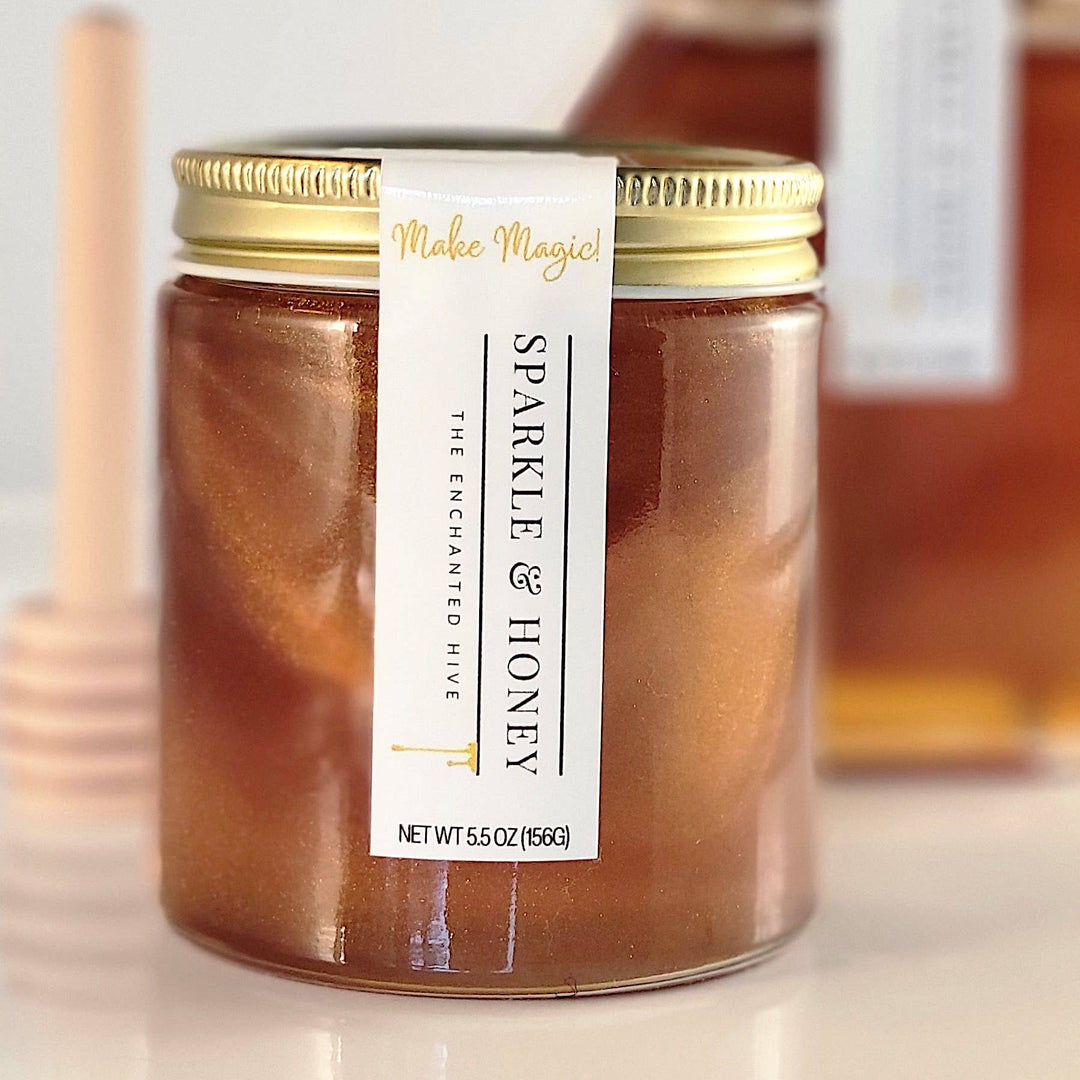 Sparkle Infused Gold Honey 5.5 oz