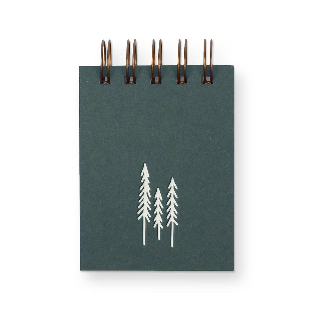 Evergreen Trees Mini Jotter Notebook
