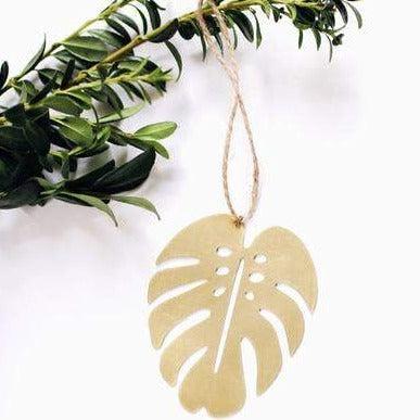Monstera Ornament