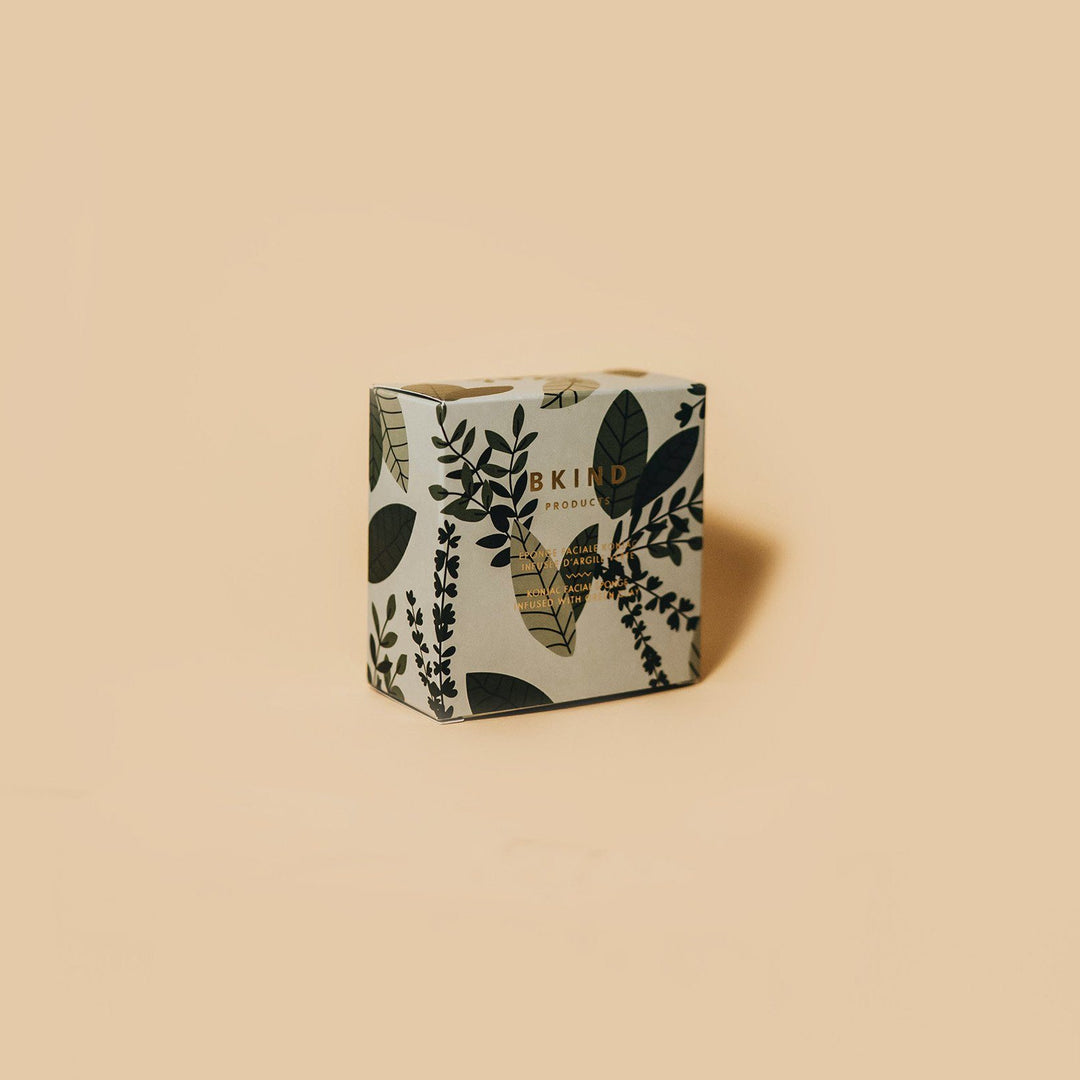 Konjac Facial Sponge - Green Clay Bath + Body BKIND