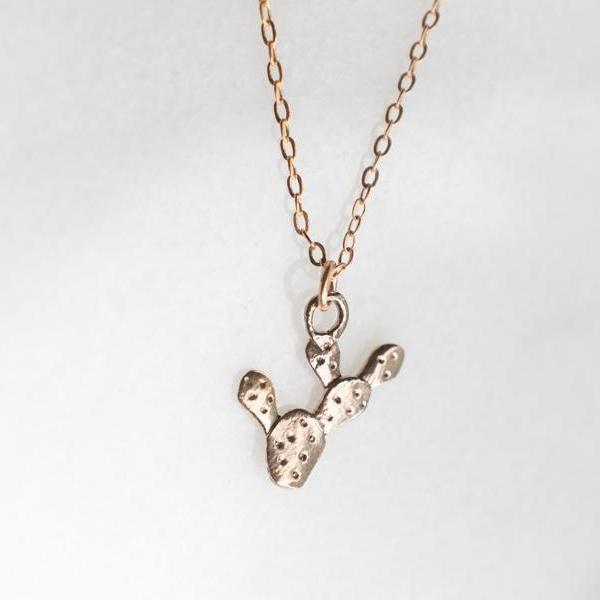 Prickly Pear Charm Necklace Jewelry Dawning Collective