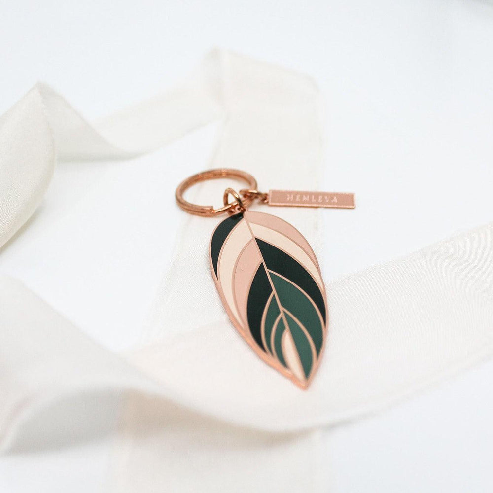 Stromanthe sanguinea 'Triostar' Keychain Accessories Hemleva