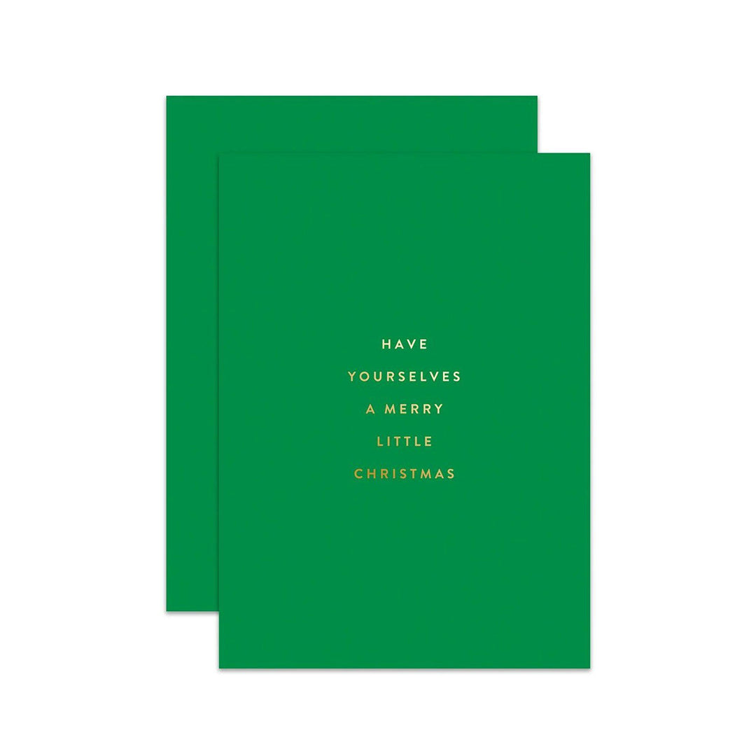 Little Christmas Card Card Social Type