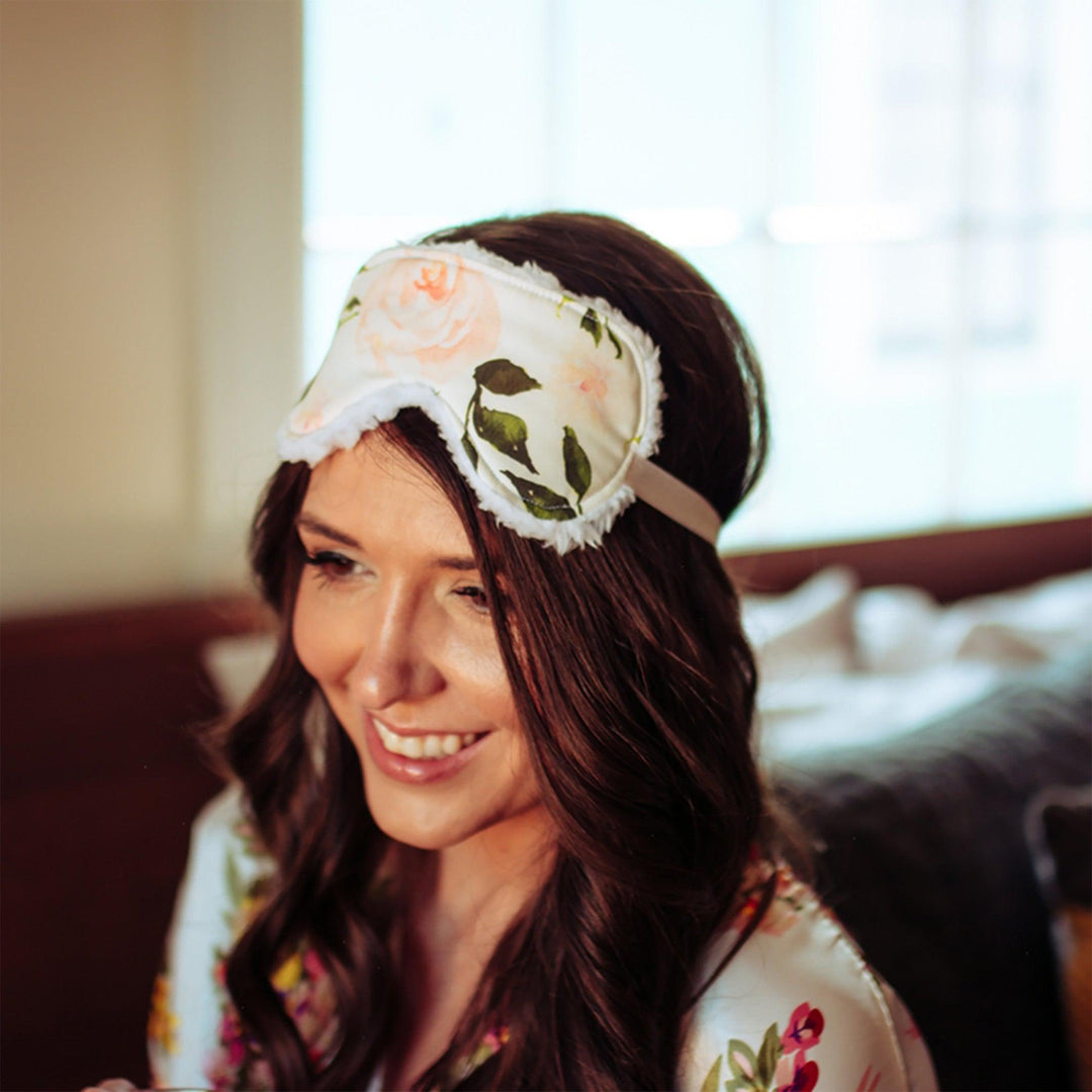 English Rose Sleep Mask - Onyx + Sage Co. - Bath + Body gifts for nature lovers