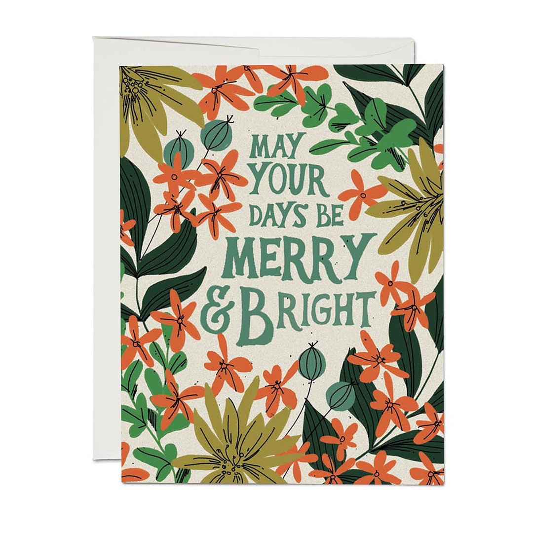 May Your Days Holiday Card