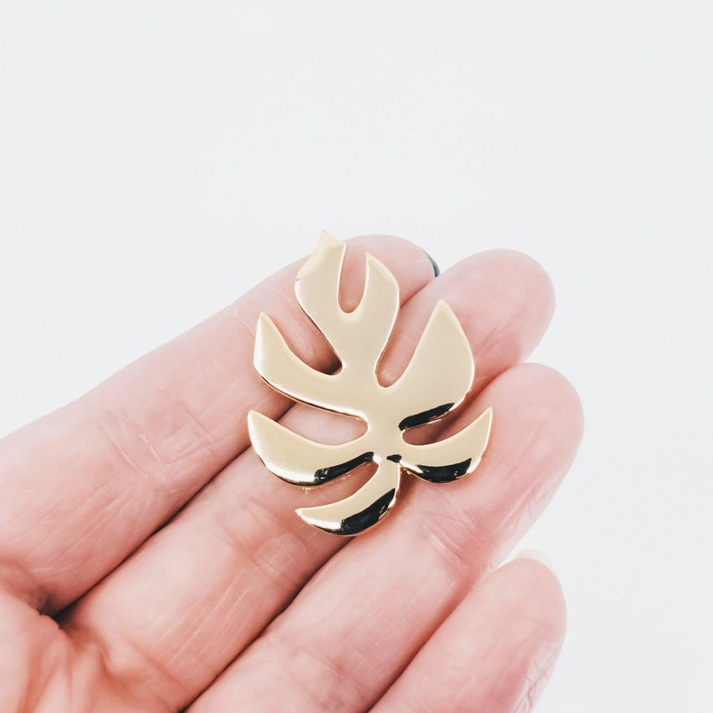 Rhaphidophora tetrasperma x Monstera "Ginny" Pin Accessories Hemleva