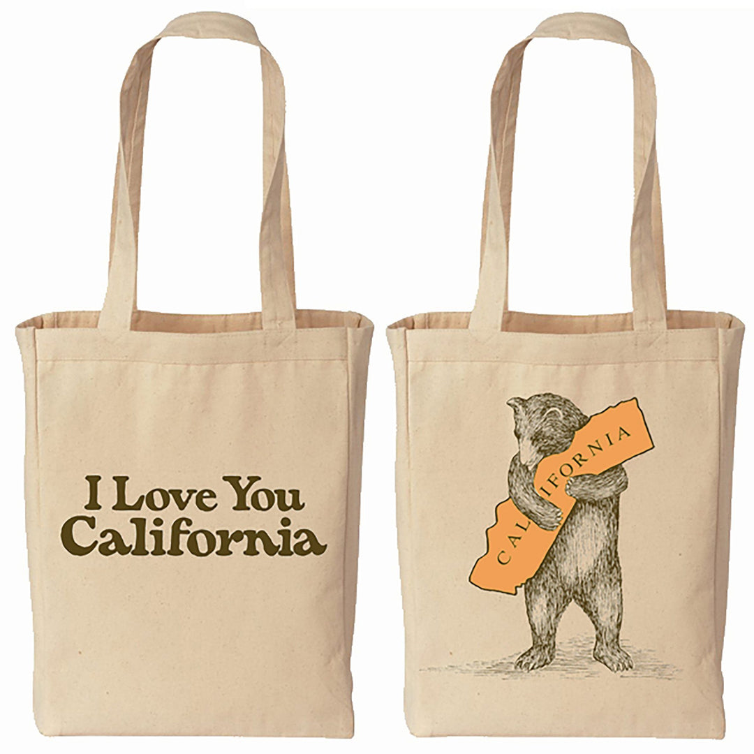 CA Bear Hug Tote Bags SF Mercantile