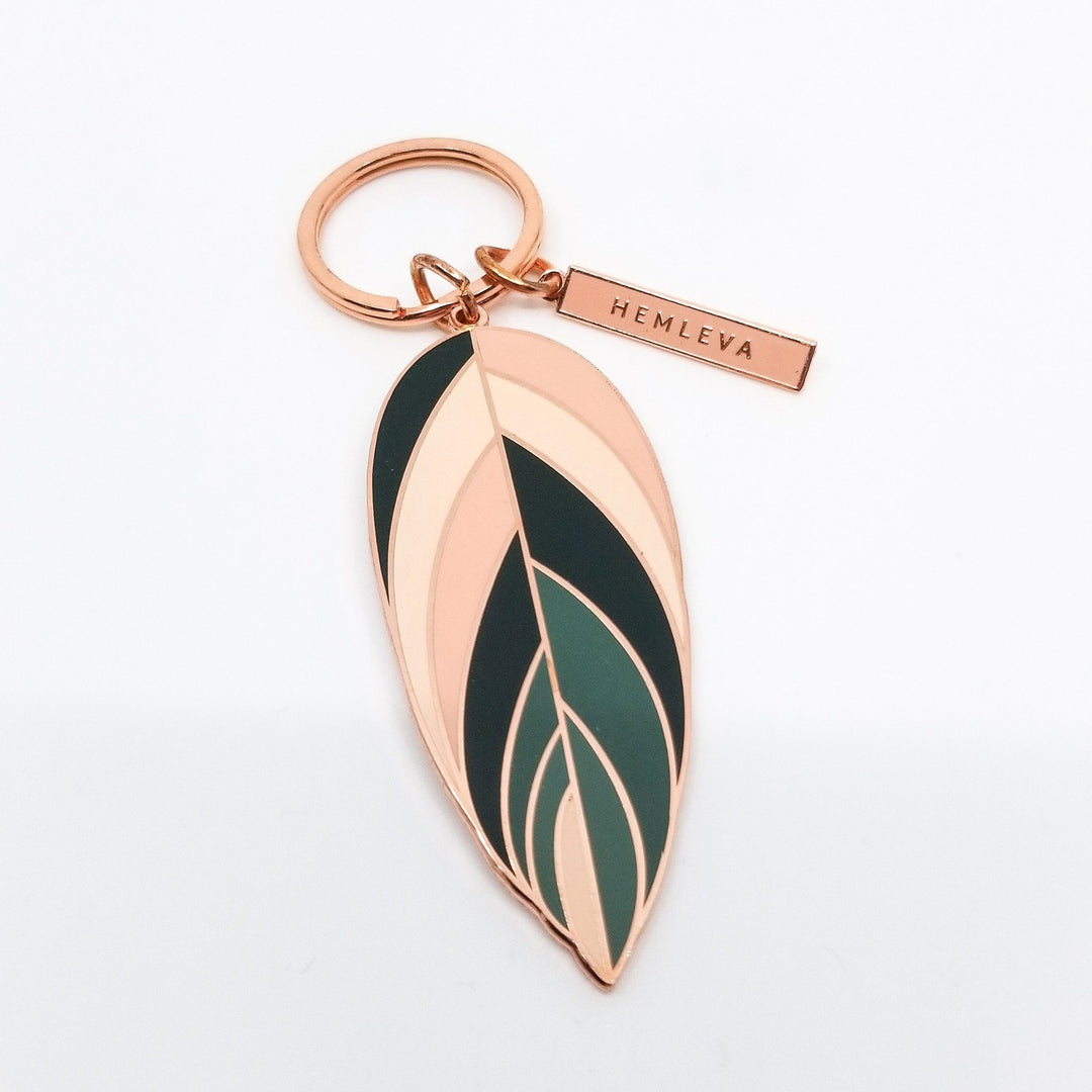 Stromanthe sanguinea 'Triostar' Keychain Accessories Hemleva