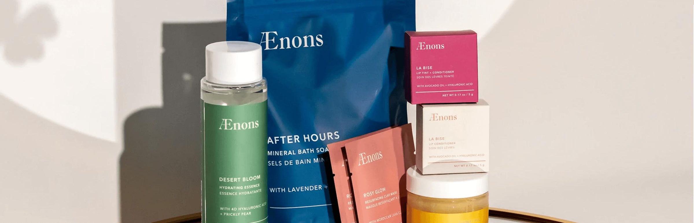 Aenons skincare collection
