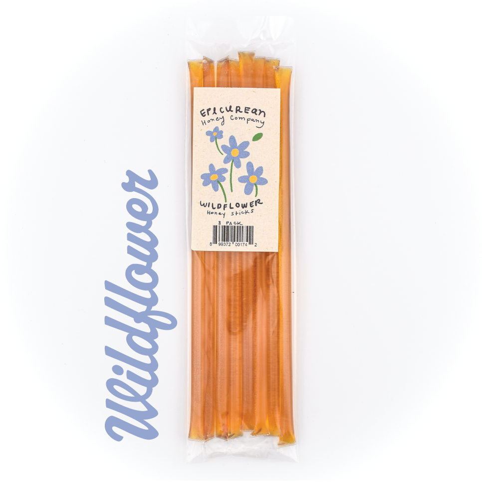 Wildflower Honey Sticks - 8 pack