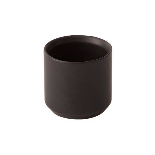 2.5" Round Black Pot