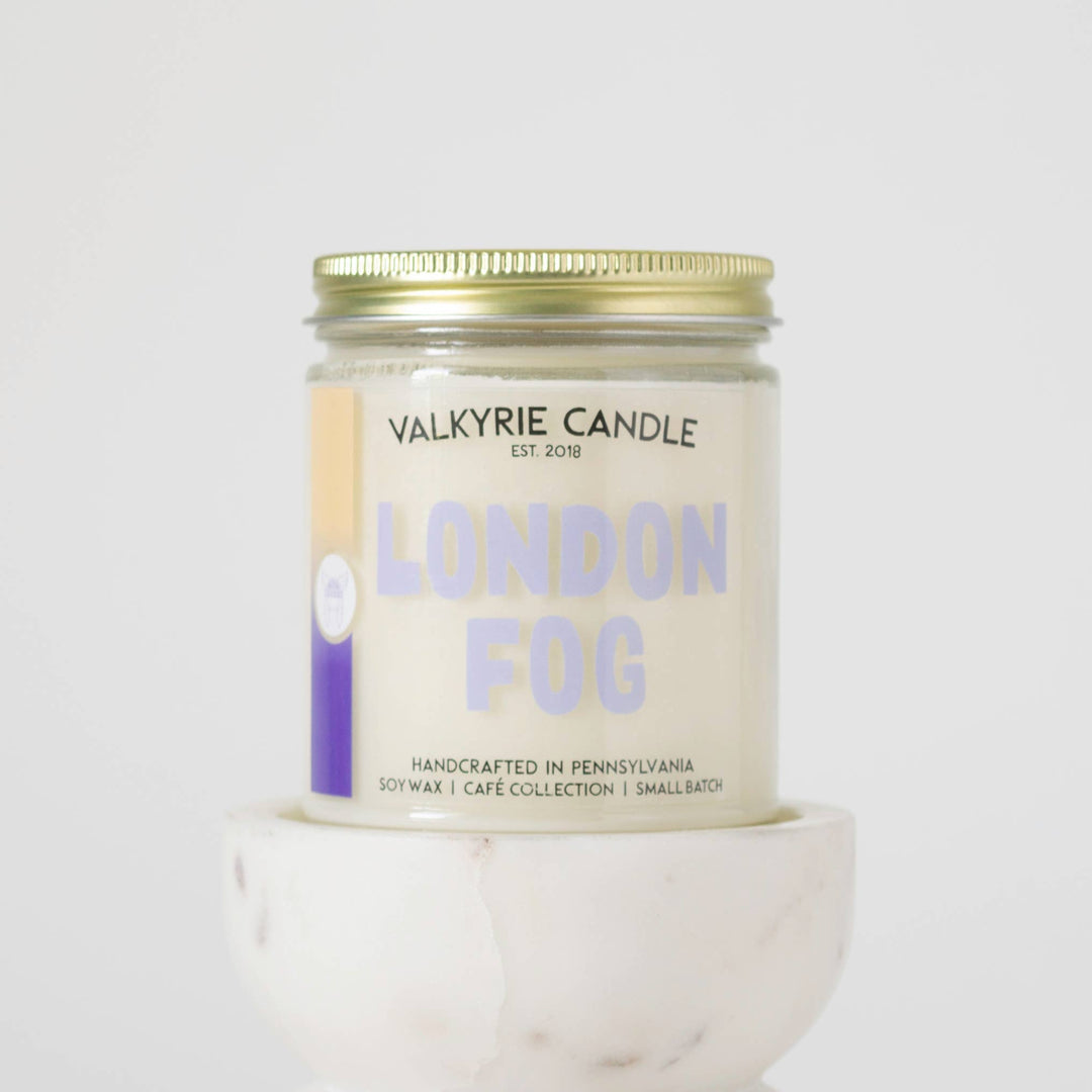 Valkyrie Candle jar labeled &