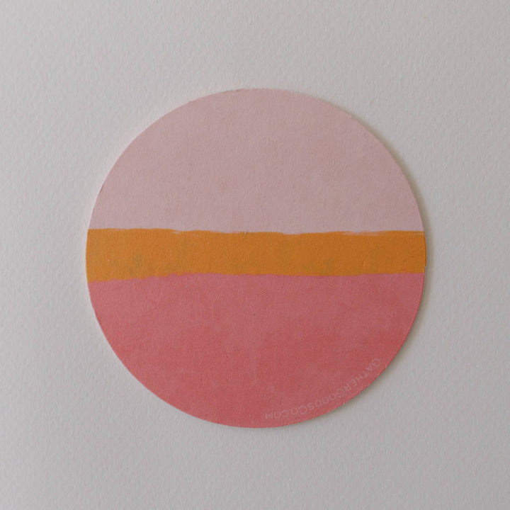 Pink Sunset Coasters - Set of Four