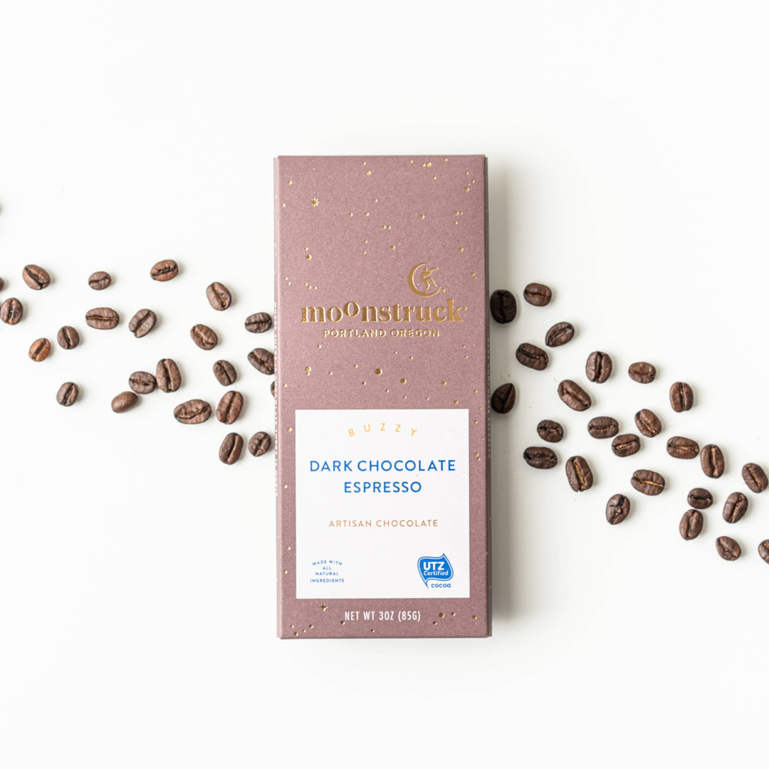 Buzzy Dark Espresso Chocolate Bar