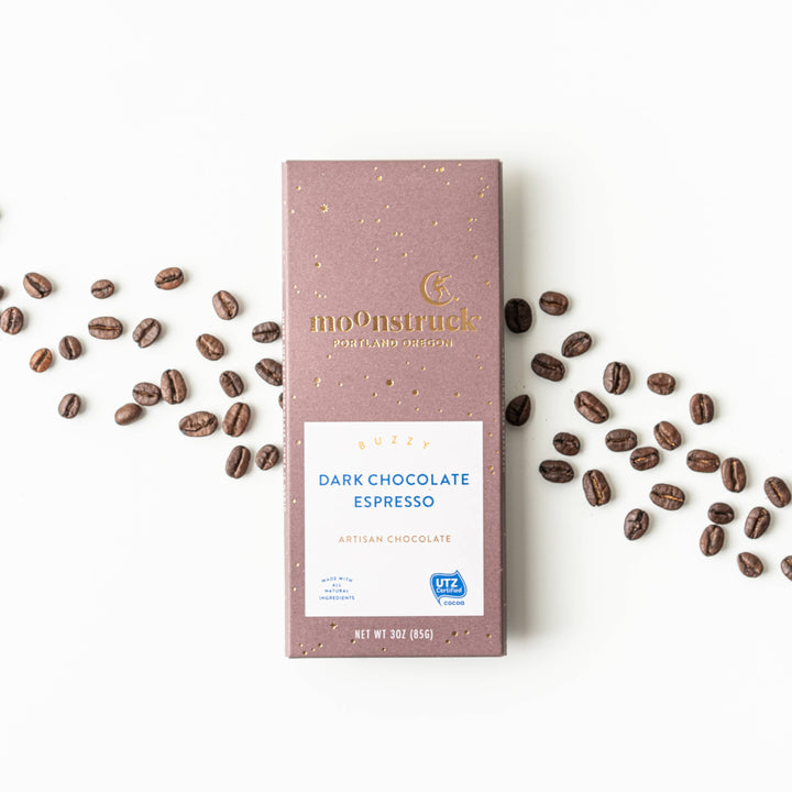 Buzzy Dark Espresso Chocolate Bar
