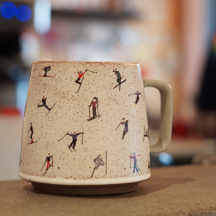 Ski Adventure Stoneware Mug