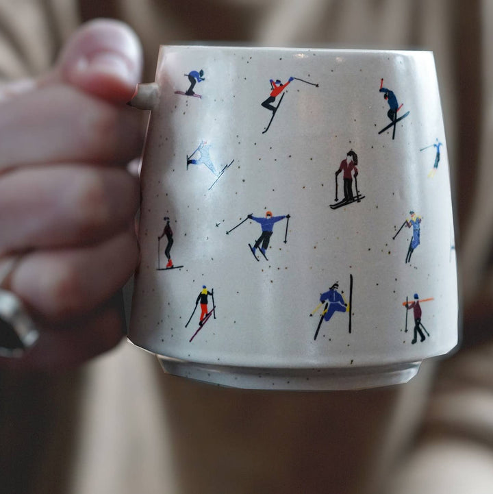 Ski Adventure Stoneware Mug