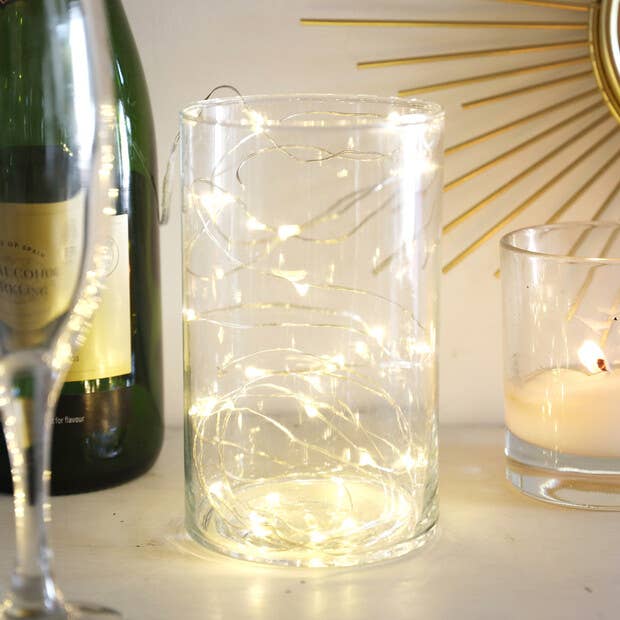 Silver Battery Power String Lights