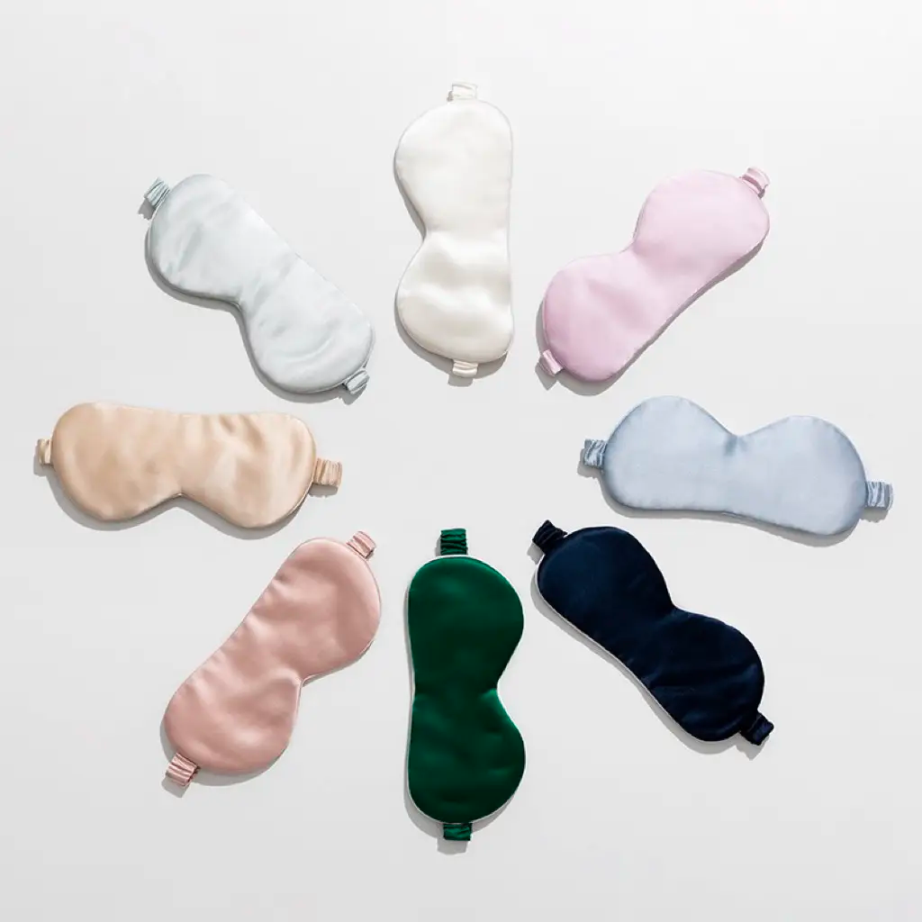 Blue 100% Mulberry Silk Sleep Mask