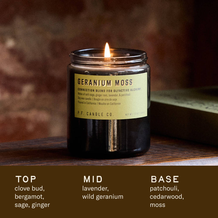 Geranium Moss - Alchemy Soy Candle