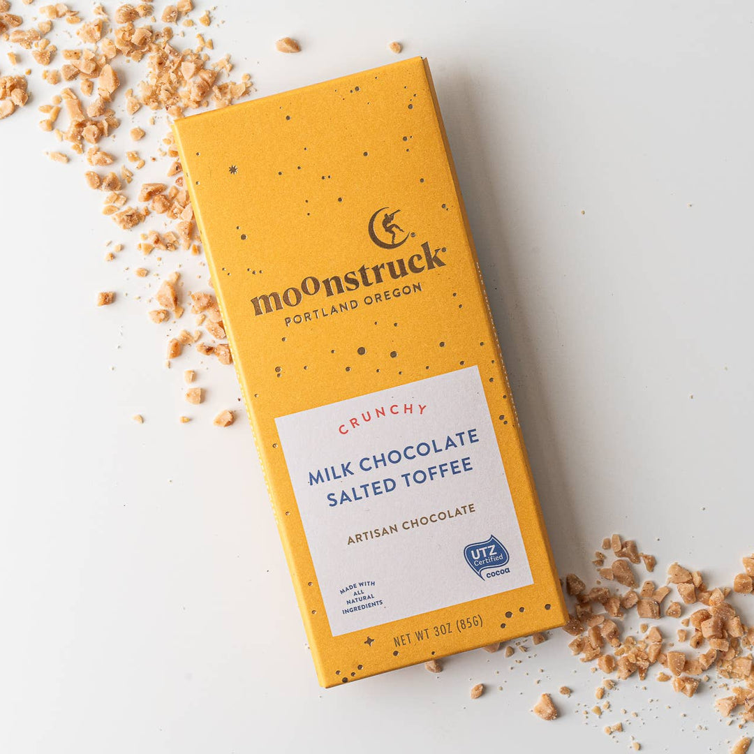 Crunchy Milk Salted Toffee Bar