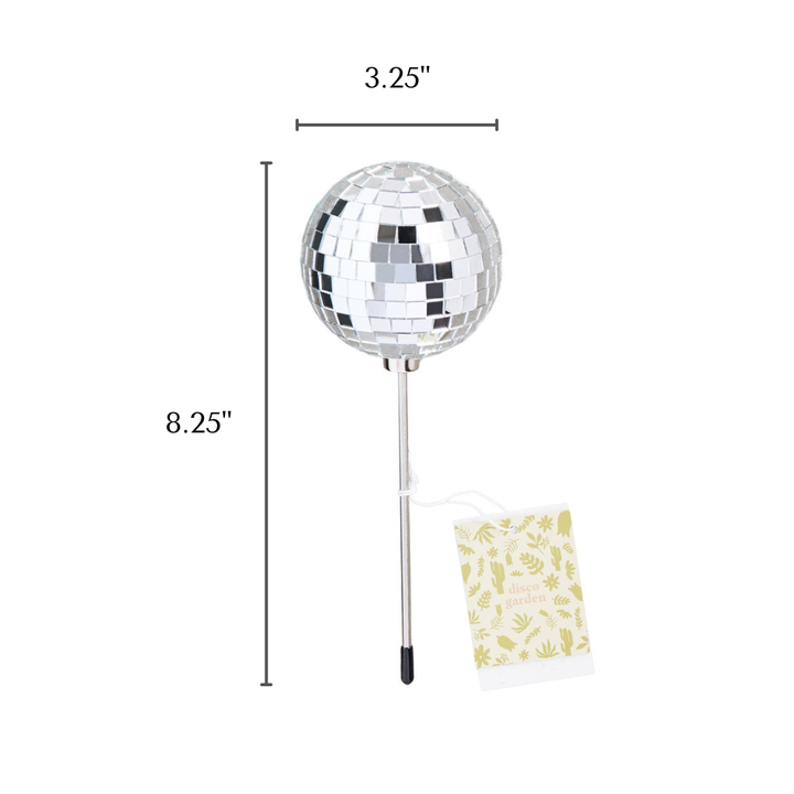 Disco BB - Disco Ball Decorative Plant Stakes