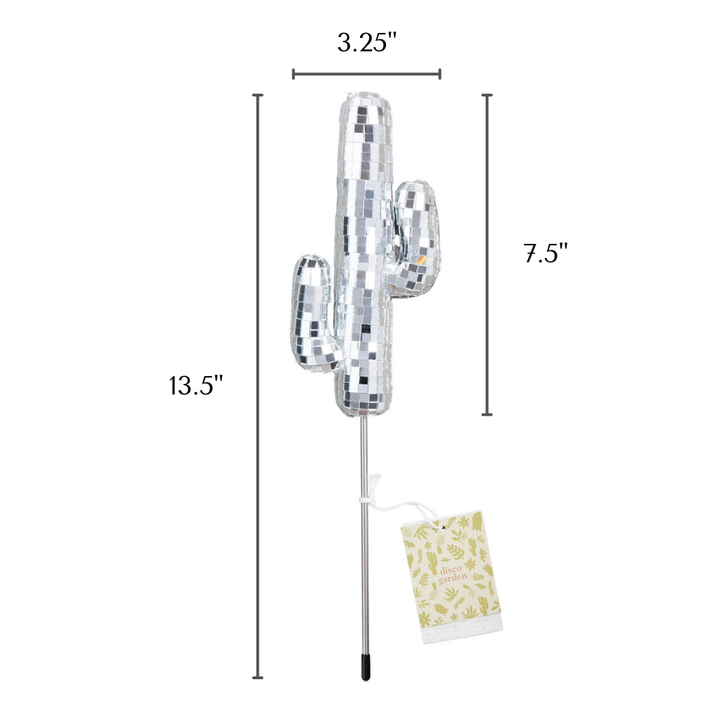 Disco Cactus - Disco Ball Decorative Plant Stakes