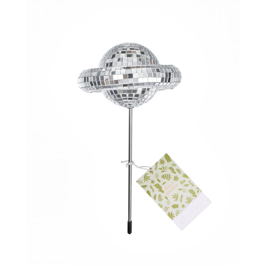 Disco Planet - Disco Ball Decorative Plant Stakes