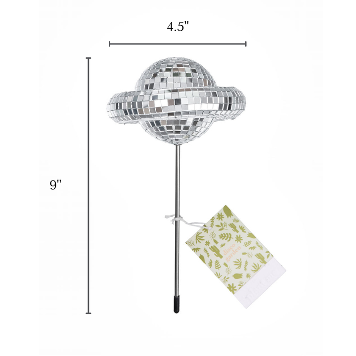 Disco Planet - Disco Ball Decorative Plant Stakes