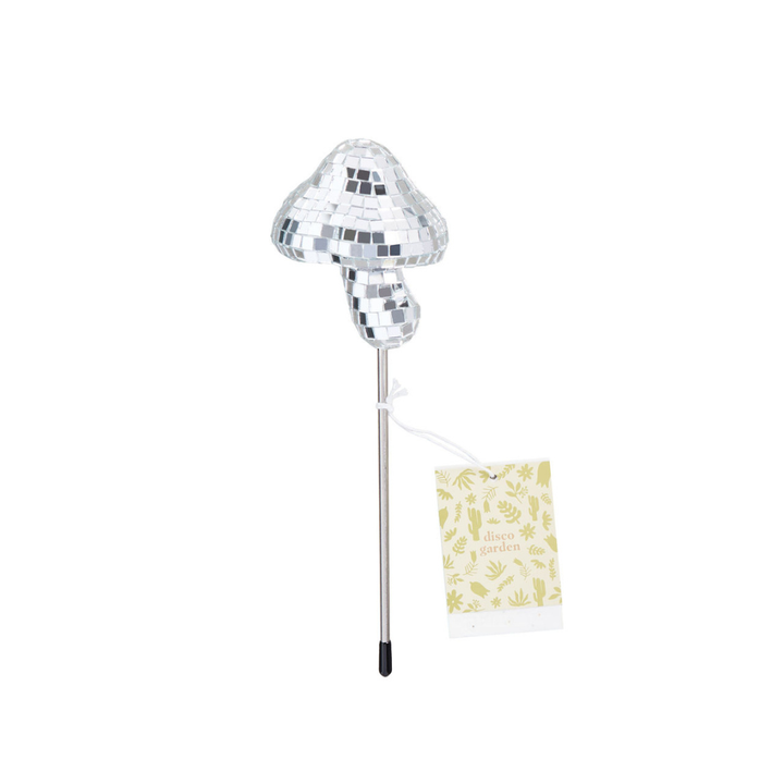 Disco Mushroom - Disco Ball Decorative Plant Stakes
