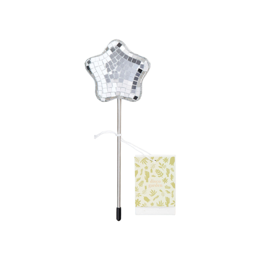 Disco Star - Disco Ball Decorative Plant Stakes
