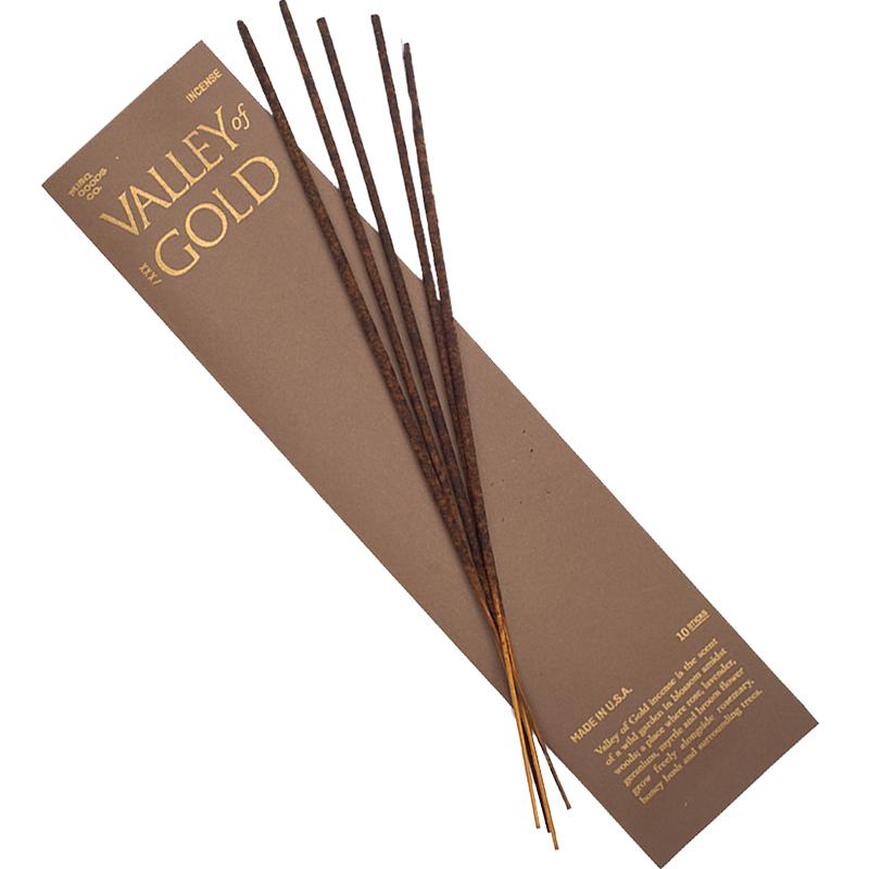 Valley of Gold Stick Incense - Misc Goods Co. - Bath + Body gifts for nature lovers
