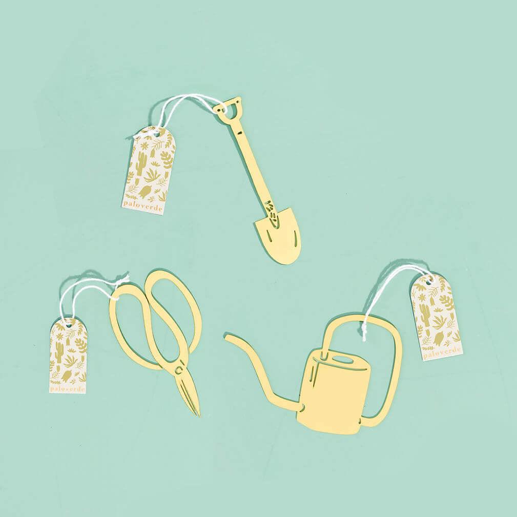 Watering Can Brass Holiday Ornament