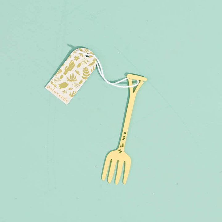 Garden Tools Brass Holiday Ornament Trio #3