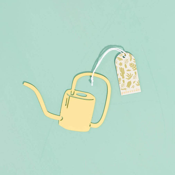 Watering Can Brass Holiday Ornament