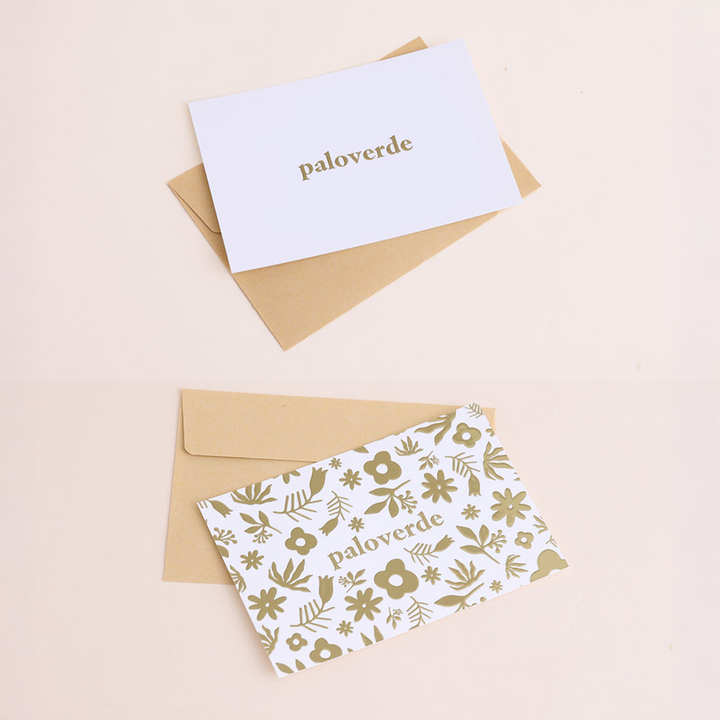 Paloverde Gold Foil Card