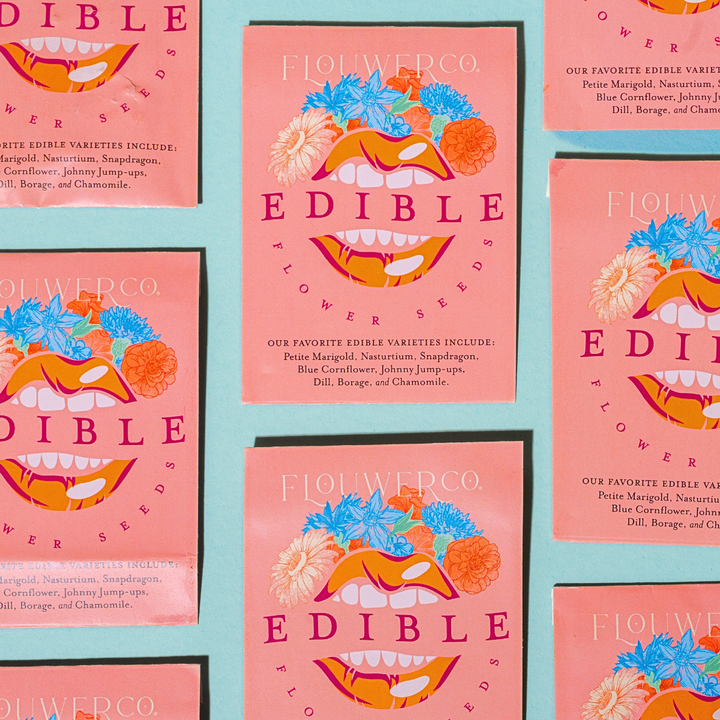 Edible Flower Seed Packet