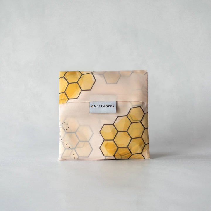 Bees &amp; Honeycomb Eco Reusable Shopping Bag