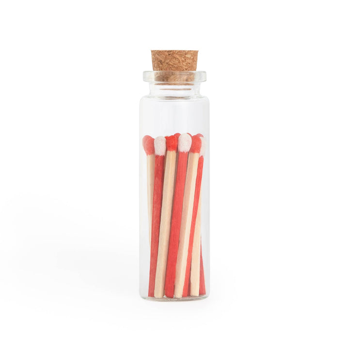 Peppermint Stick Matches - Small Corked Vial