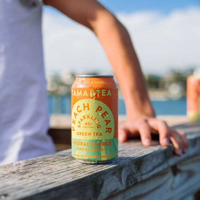 Peach Pear - Organic Sparkling Green Tea