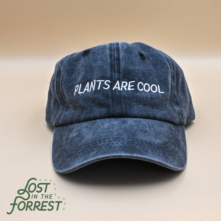 Plants are Cool Baseball Hat - Charcoal