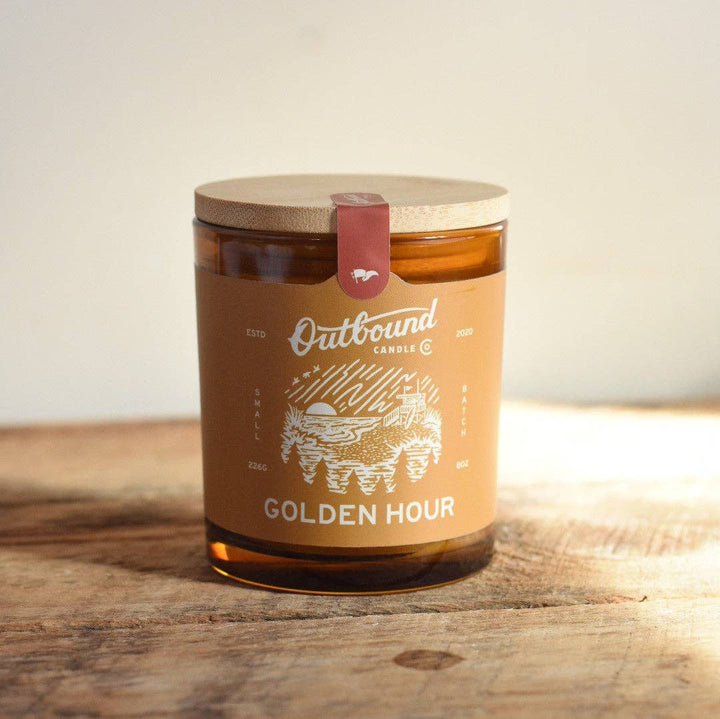 Amber + Jasmine | Golden Hour 8oz Candle