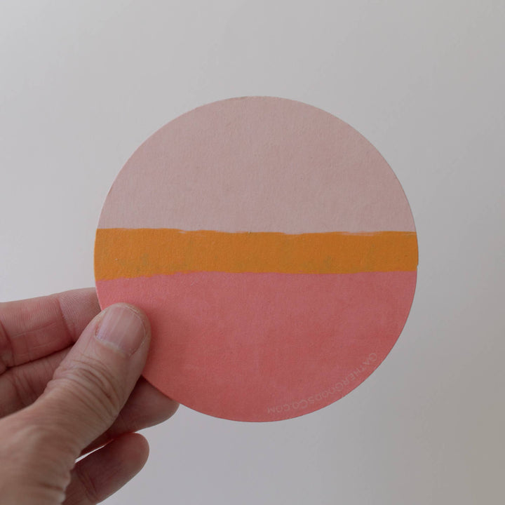 Pink Sunset Coasters - Set of Four