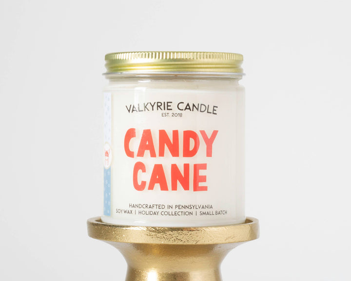 Candy Cane Candle