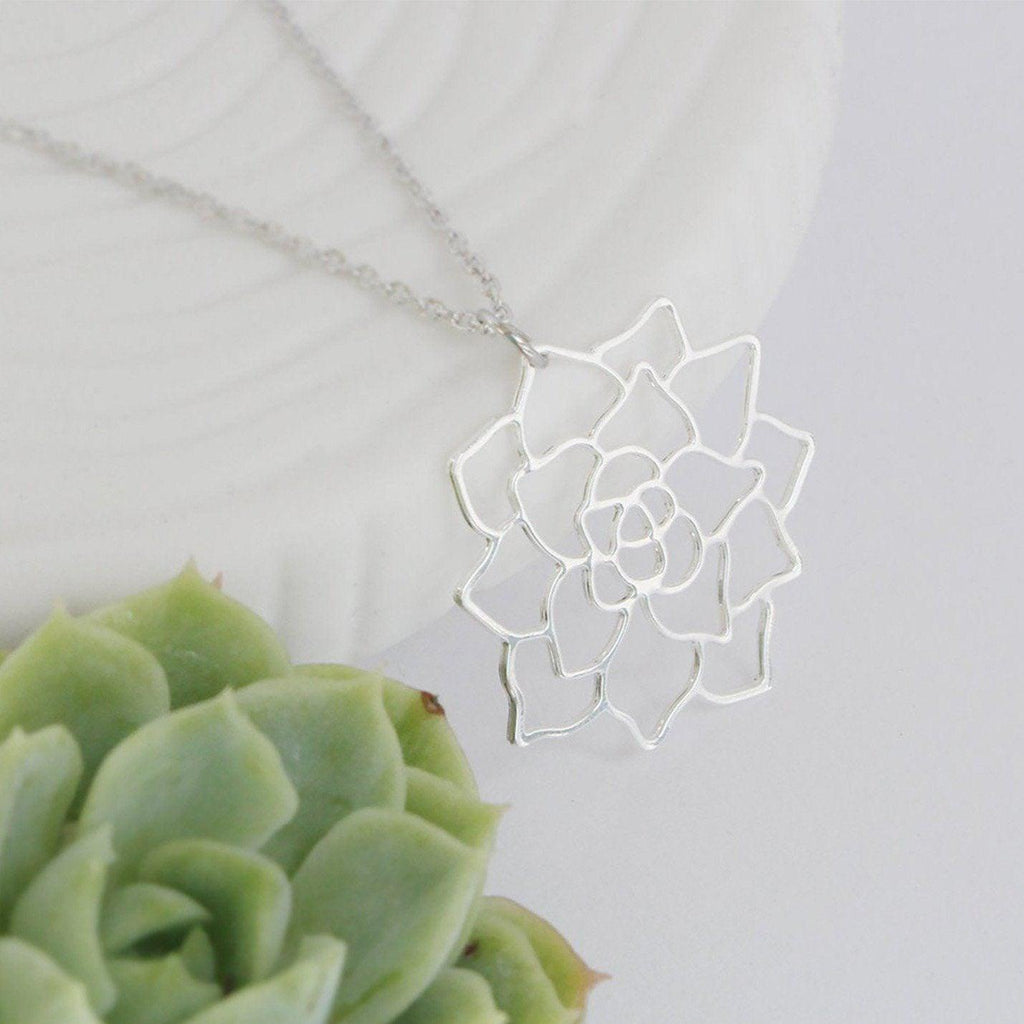 succulent necklace Succulent Necklace
